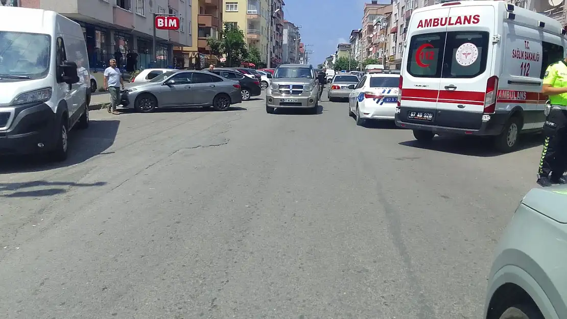 Ereğli'de trafik kazası:1 yaralı