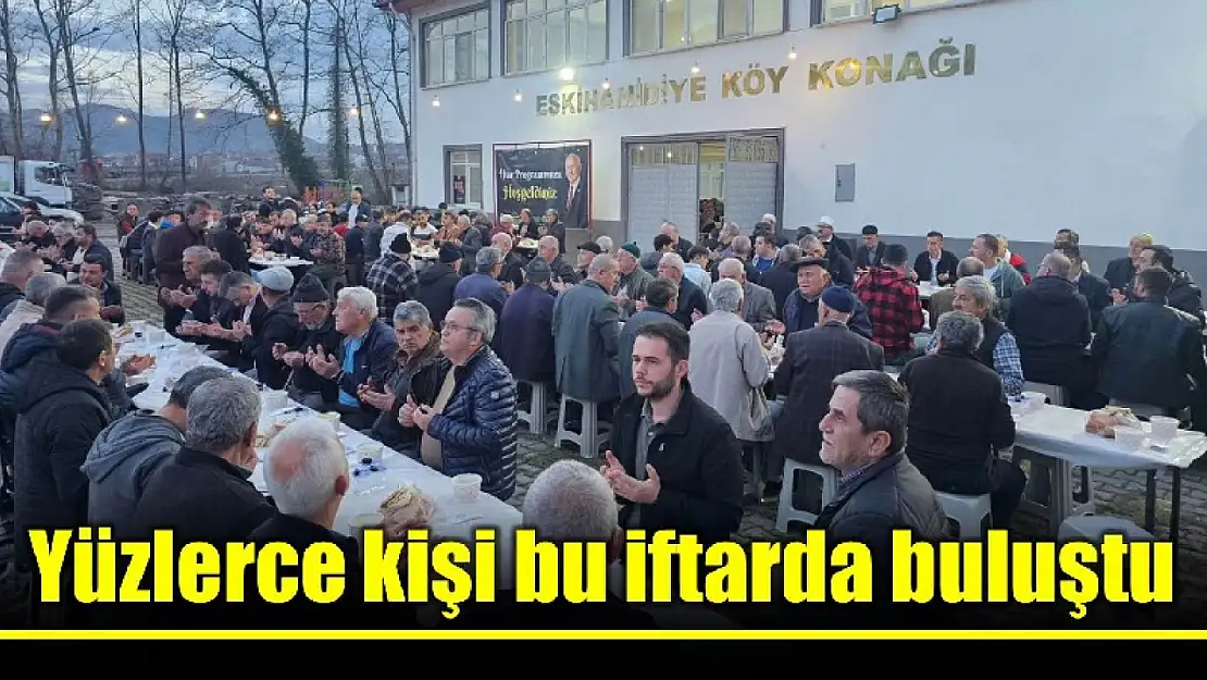 Eskihamidiye'de yüzlerce kişi iftarda buluştu