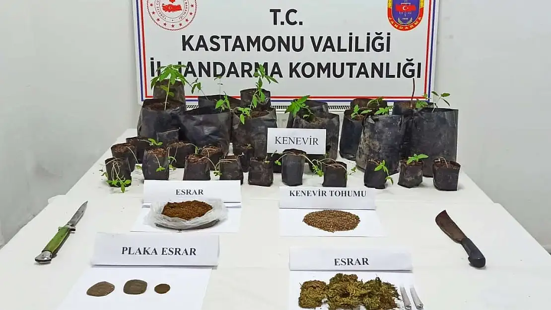 Esrarla yakalanan şahıs gözaltına alındı