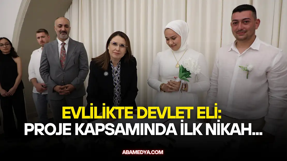Evlilikte Devlet Eli: Bartın'da Proje Kapsamında İlk Nikah Kıyıldı