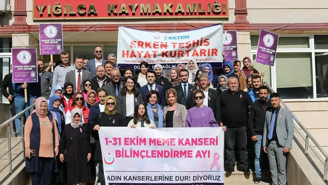 Farkındalık oluşturmak için yürüdüler