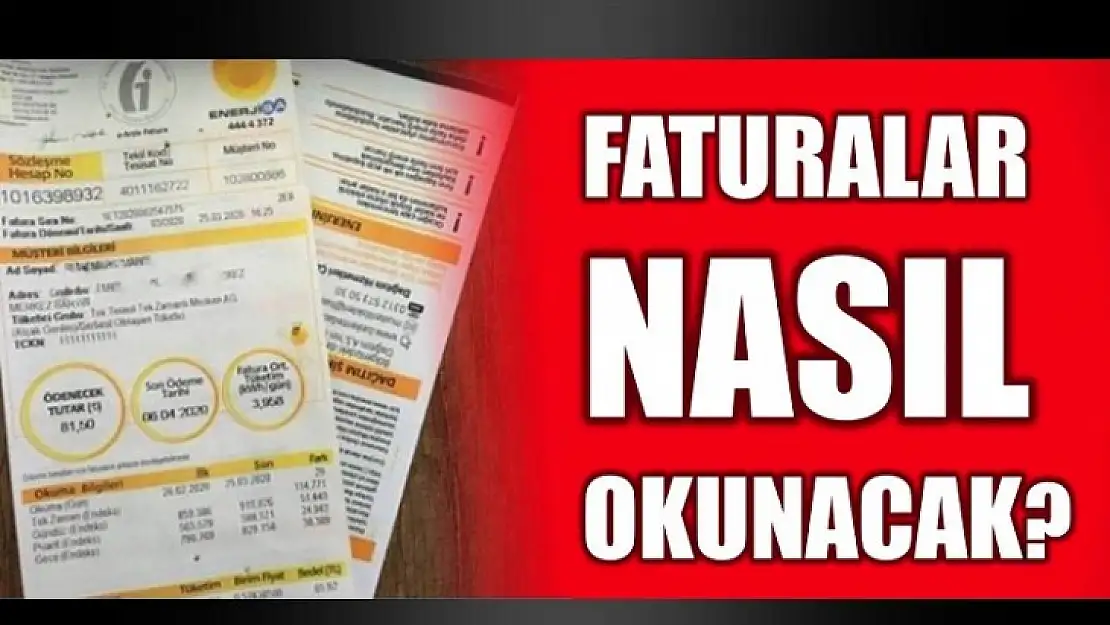 Faturası geç okunanlar dikkat!