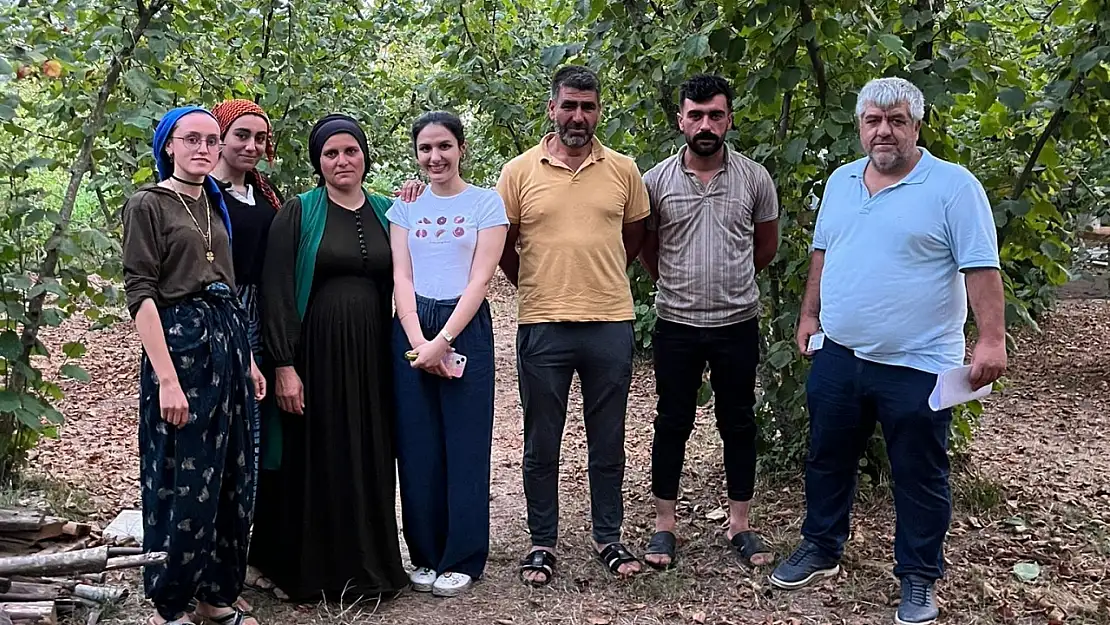 Fındık işçilerine yaşam alanlarında sağlık hizmeti
