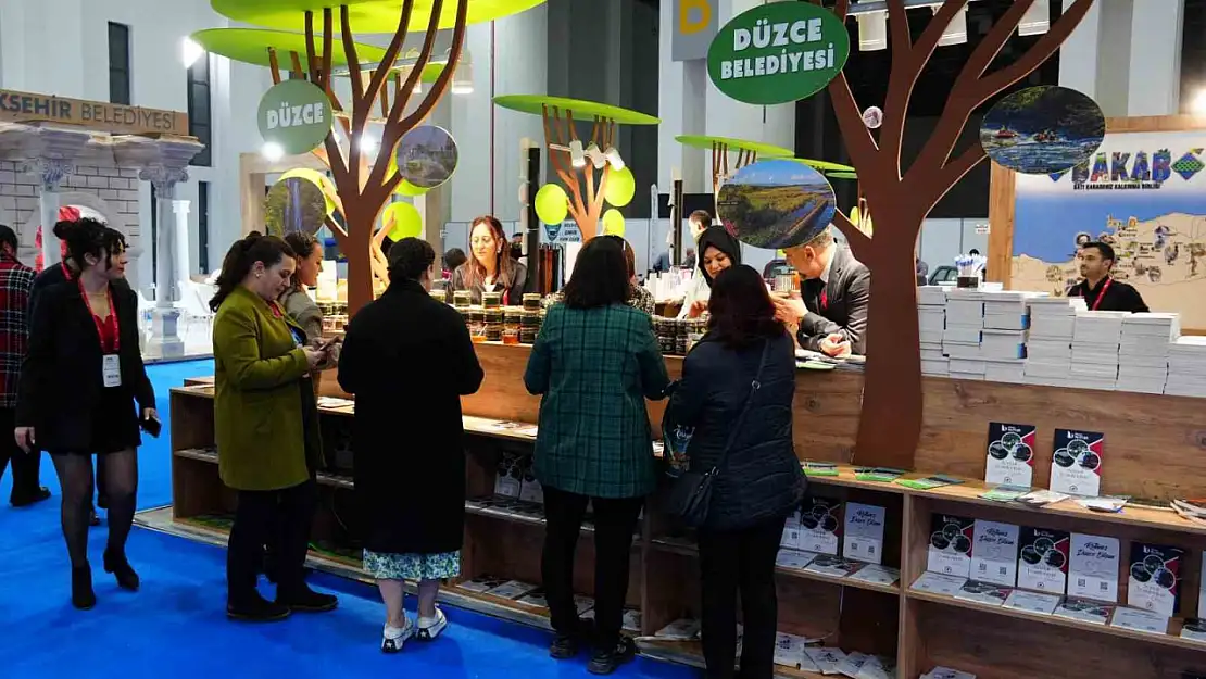 Fuar İzmir'de Düzce'ye ilgi büyük