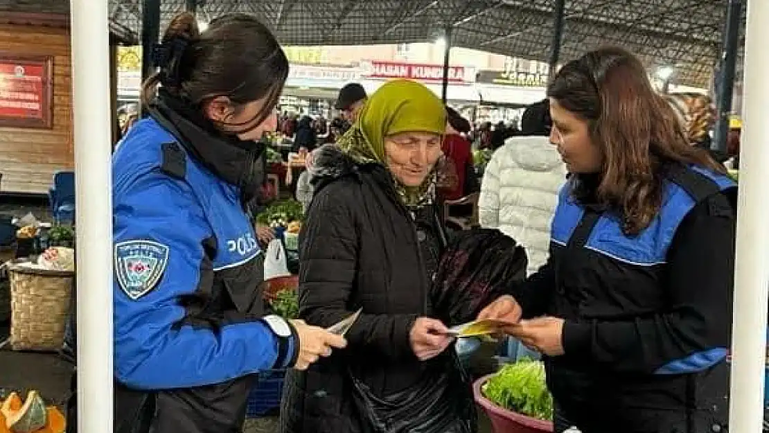 Galla Pazarında KADES anlatıldı