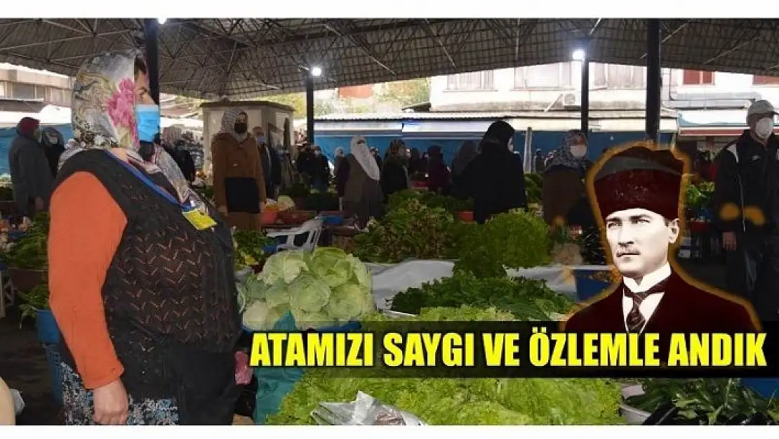 GALLA PAZARINDA SAYGI DURUŞU