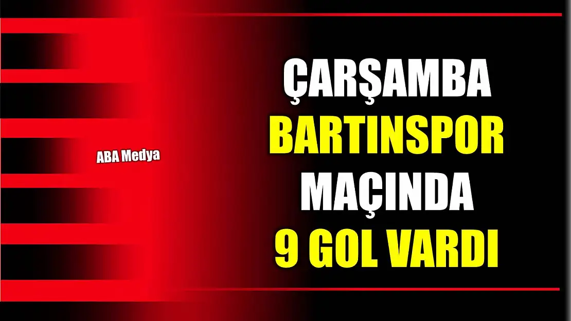 Gol yağmurunda kaybeden Bartınspor oldu