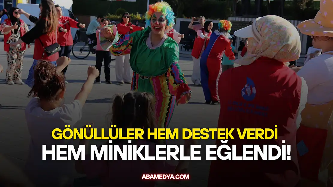 Gönüllüler Hem Destek Verdi Hem Miniklerle Eğlendi!