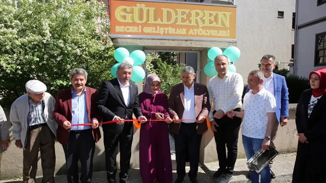 Gülderen Beceri Geliştirme Atölyesi açıldı