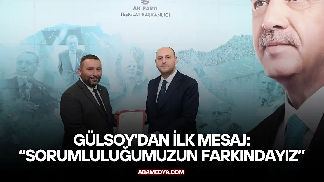 Gülsoy: 'Sorumluluğumuzun Farkındayız'