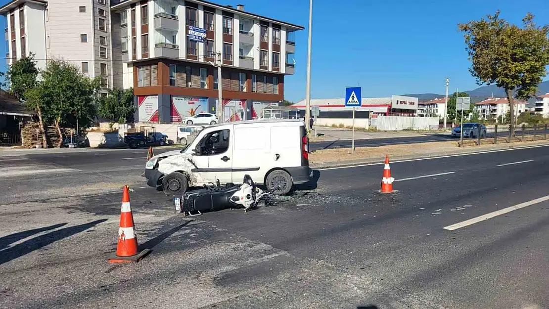 Kazada 1 kişi ağır yaralandı