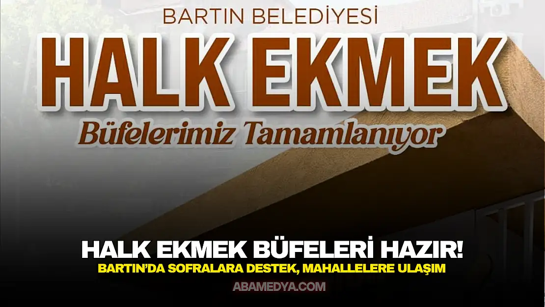 Halk Ekmek Büfeleri Hazır