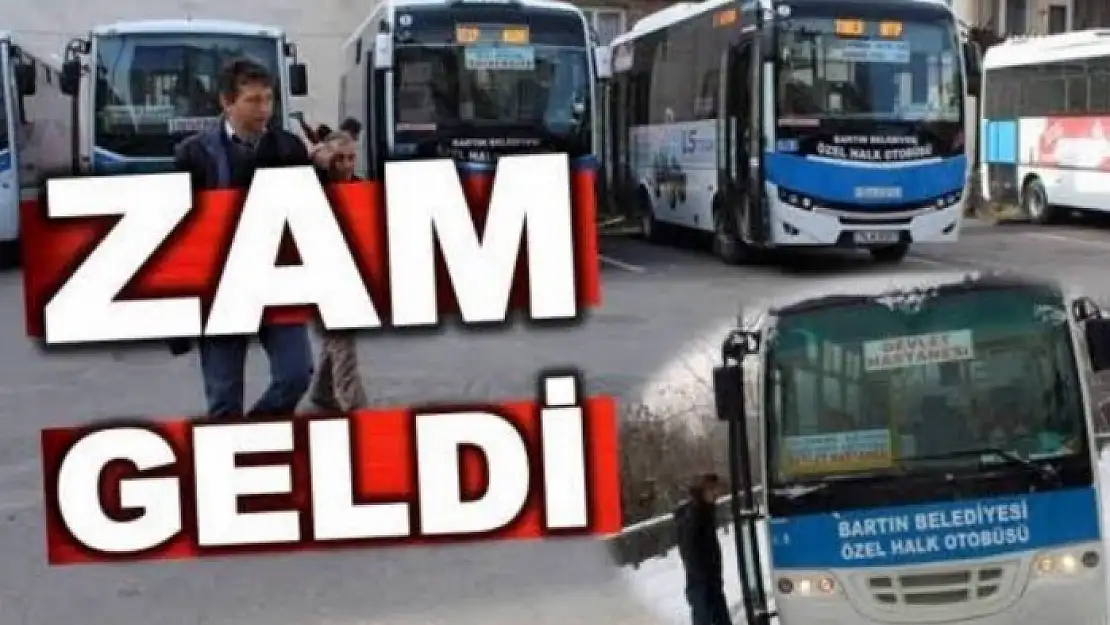 HALK OTOBÜSLERİ ZAMLANDI