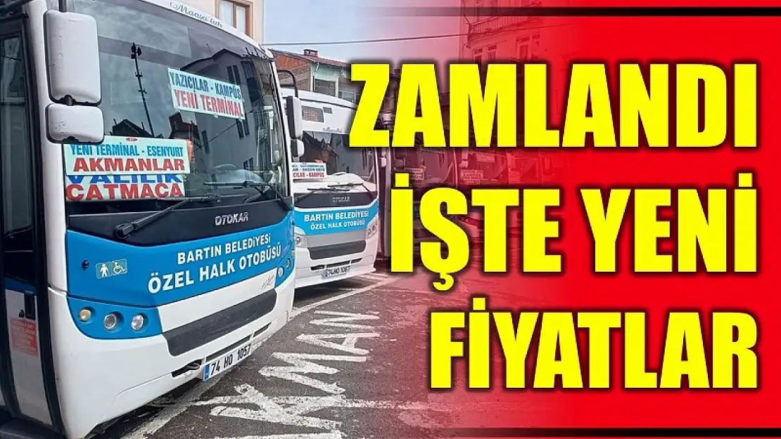 Halk otobüslerine zam geldi