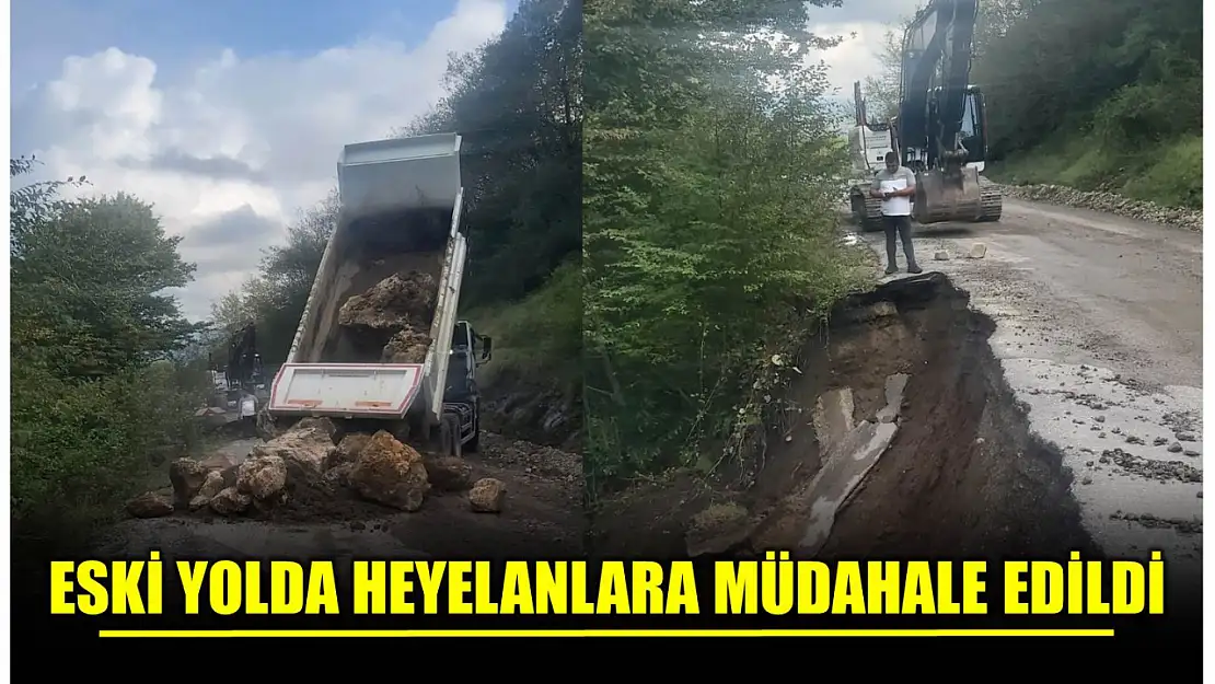 Hasar ve heyelanlara müdahale