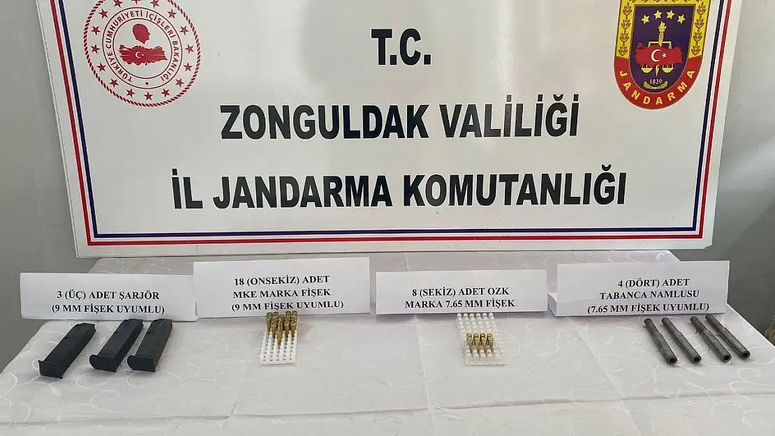 Havalimanındaki valizden silah çıktı