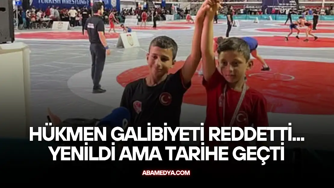 Hükmen Galibiyeti Reddetti... Tarihe Geçti!