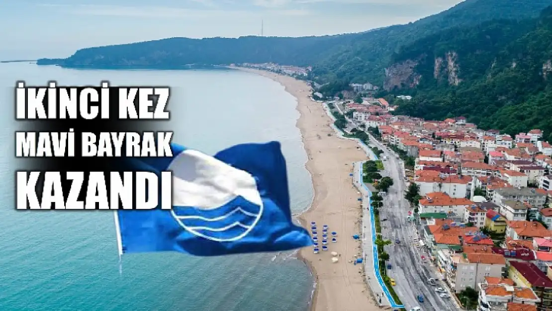 İkinci kez Mavi Bayrak kazandı