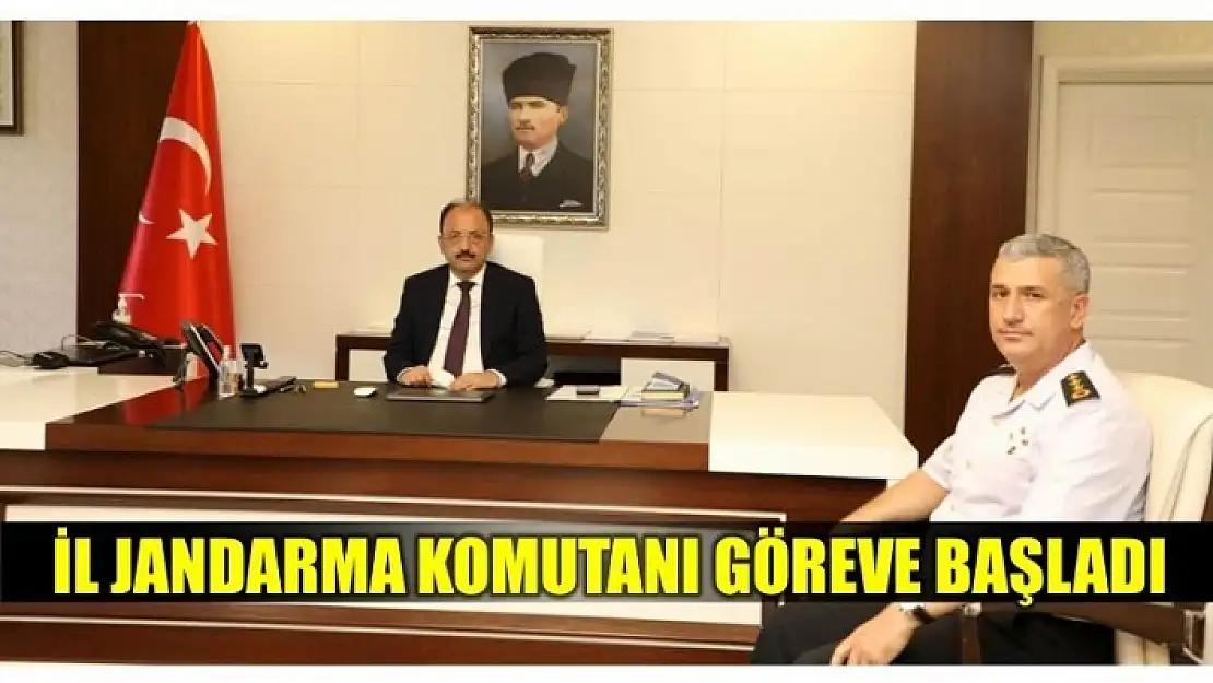 İL JANDARMA KOMUTANI ASLAN GÖREVE BAŞLADI