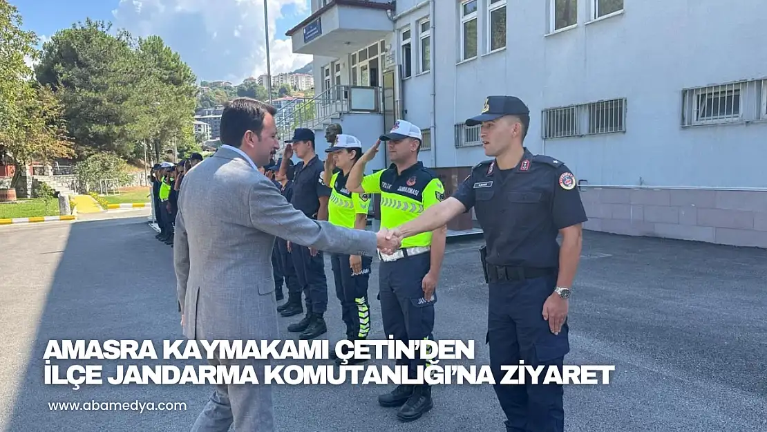 İlçe Jandarma Komutanlığı'na ziyaret
