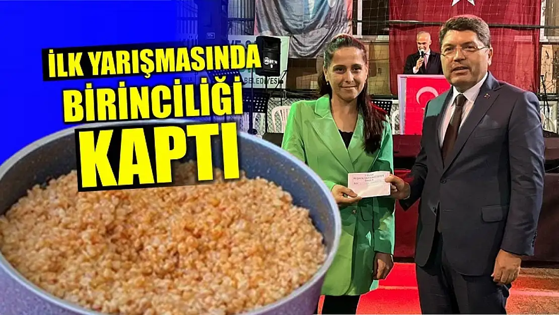 İlk kez katıldığı yarışmada birincilik elde etti