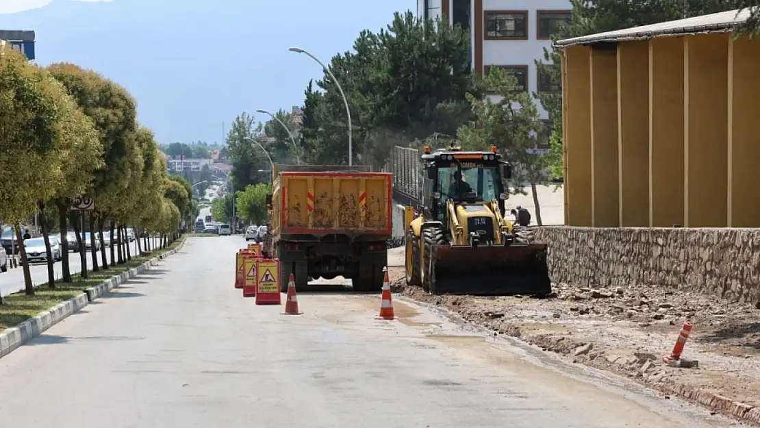 İmar yolu genişletiliyor