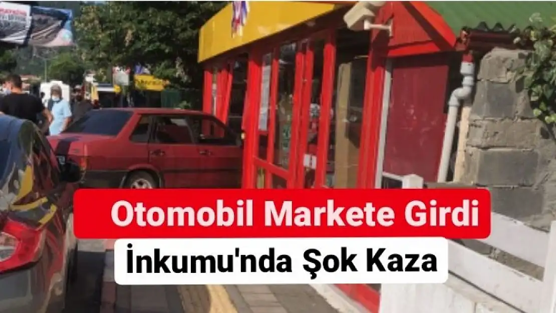 İNKUMU'NDA GÖRÜNMEZ KAZA