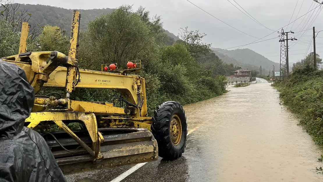 İnkumu yolu kapandı