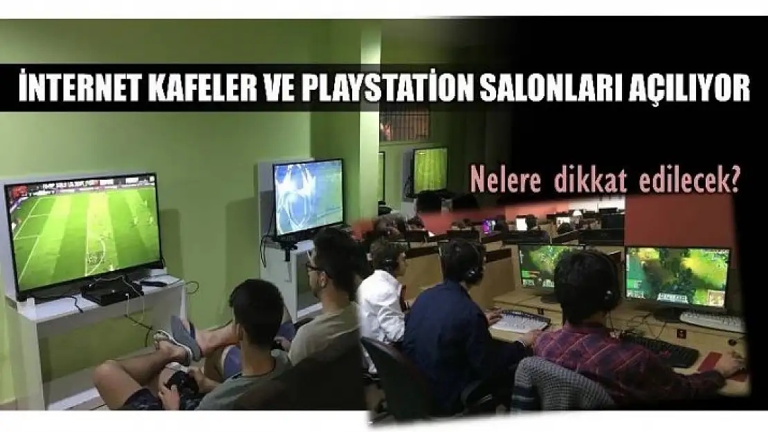 İNTERNET KAFE VE ELEKTRONİK OYUN SALONLARI İÇİN ŞARTLAR