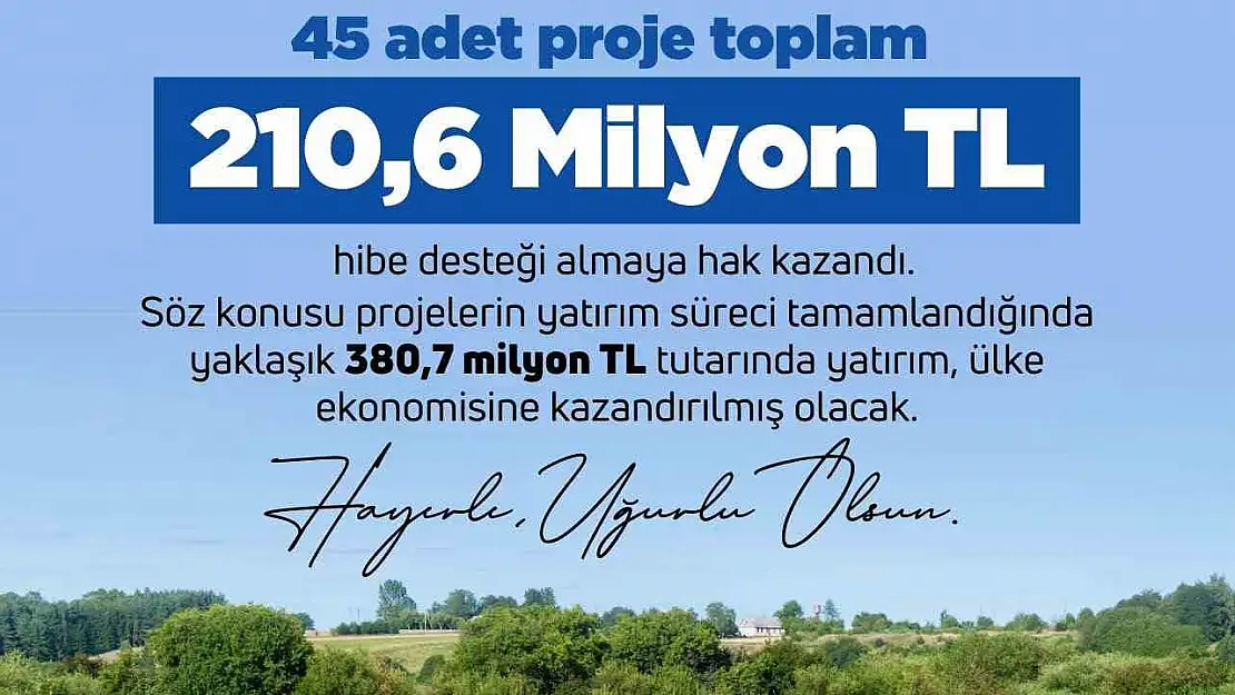 IPARD-II programında hibe tutarı 1.2 milyar TL'ye ulaştı