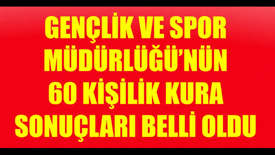 İşte isim isim liste