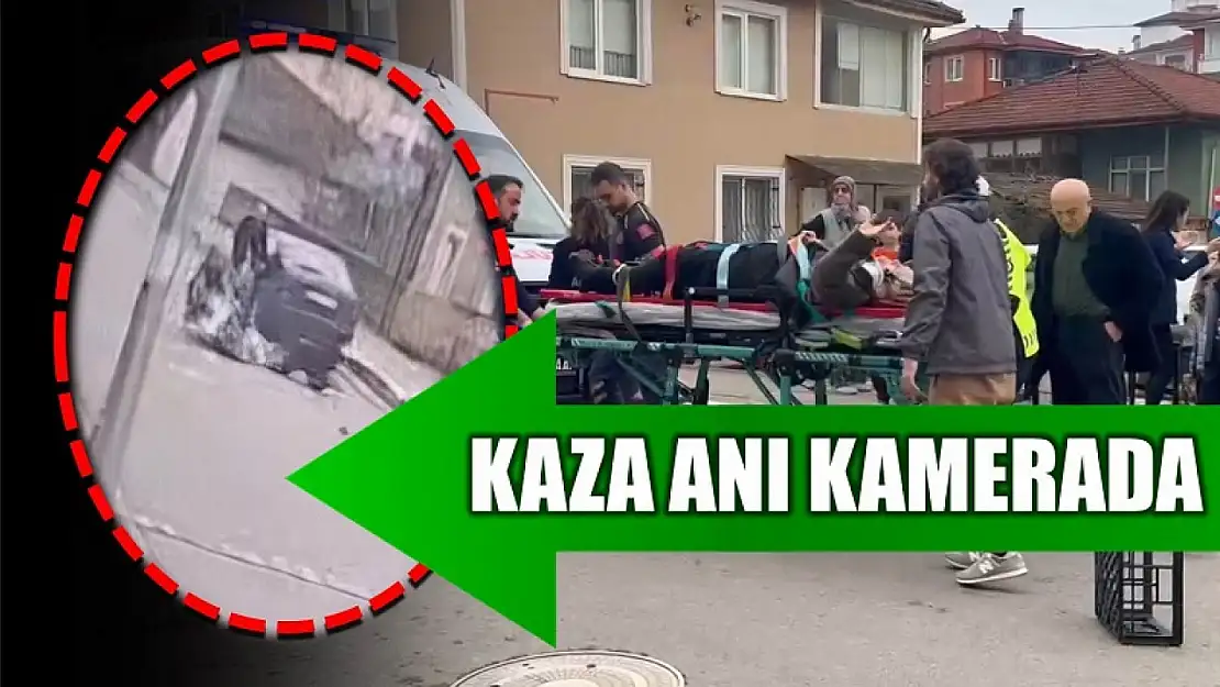 İşte kaza anı