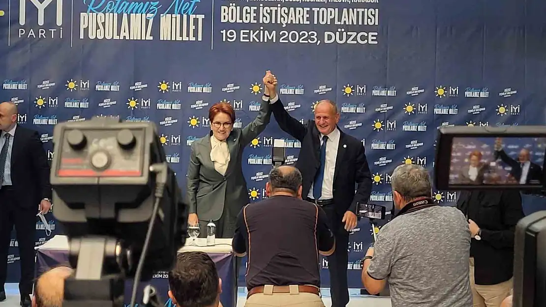 İYİ Parti Genel Başkanı Akşener Düzce belediye başkan adaylarını açıkladı