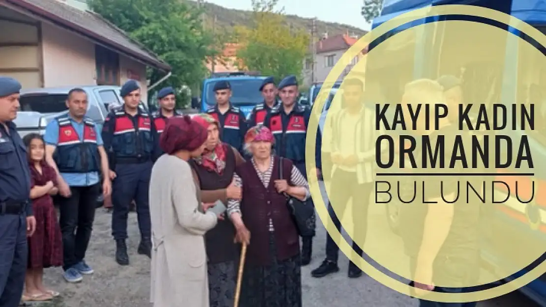 Jandarma kayıp kadın için seferber oldu