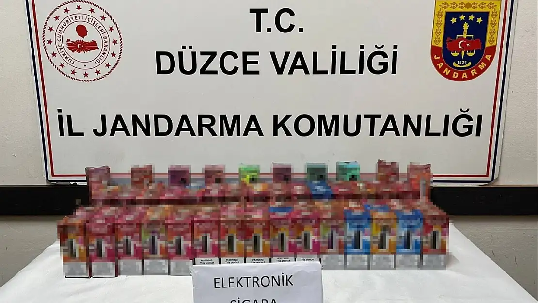 Jandarmadan kaçak elektronik sigara operasyonu