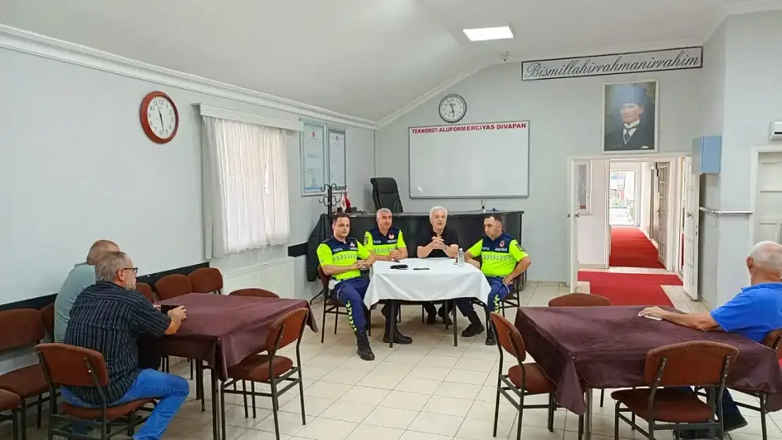 Jandarmadan kamyoncu esnafına ziyaret