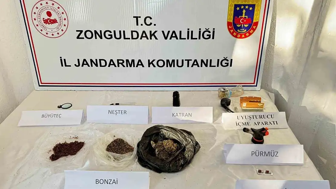 Jandarmadan uyuşturucu operasyonu ekili kenevirler böyle yakalandı