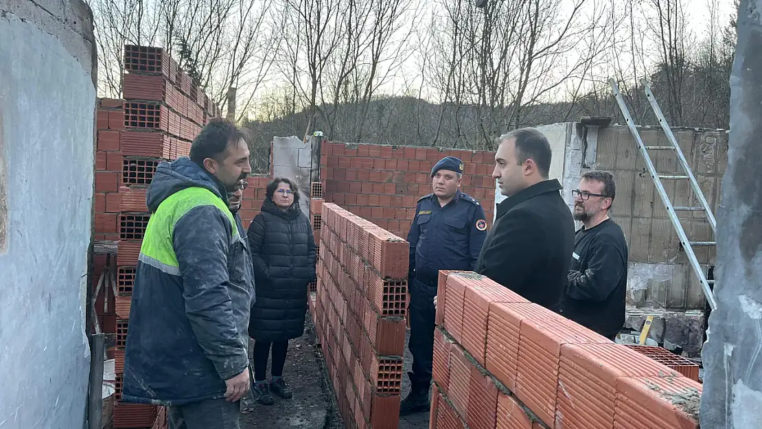 Kadiroğlu, Küre Dağ Evi Otelinde incelemelerde bulundu