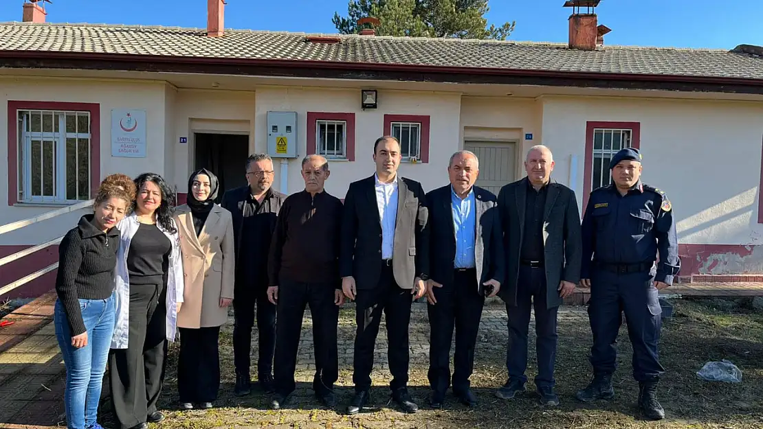 Kadiroğlu'ndan Ağaköy Sağlık Evi ziyareti