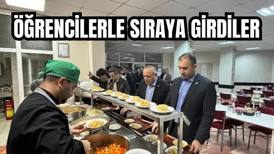 Kadiroğlu, öğrenci iftarına konuk oldu