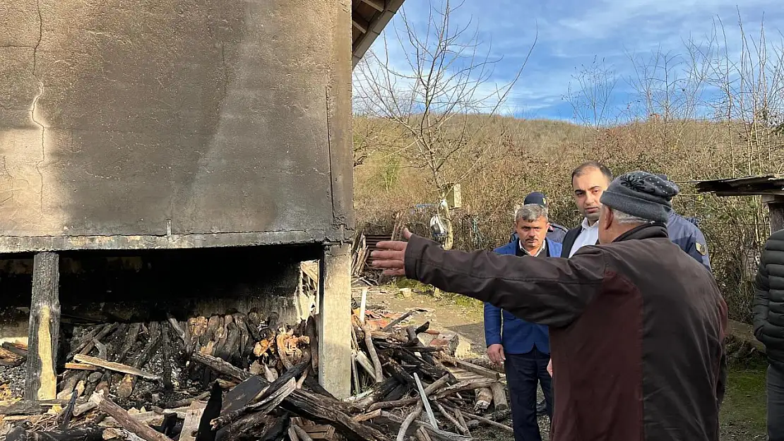 Kadiroğlu, yangın bölgesinde incelemelerde bulundu