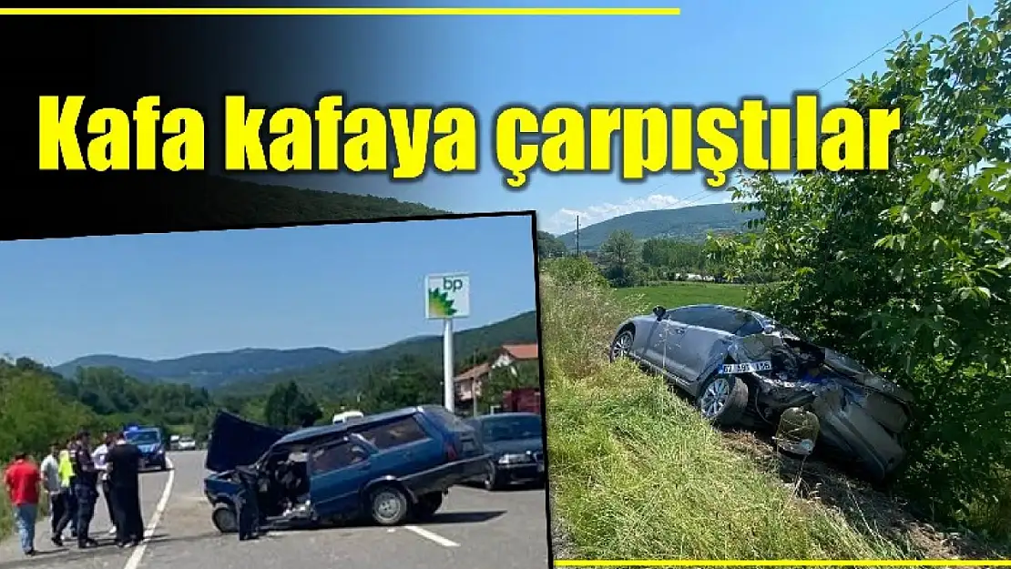 Kafa kafaya çarpıştılar