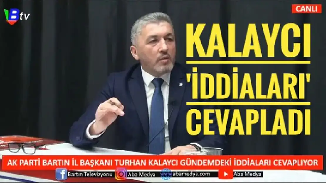 Kalaycı'dan hakkındaki iddialara cevap