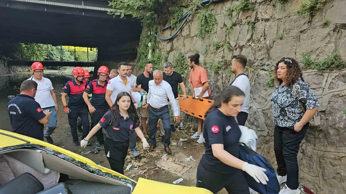 Kamyonun çarptığı taksi yayaların arasına dalmıştı mahkeme keşfi yapıldı