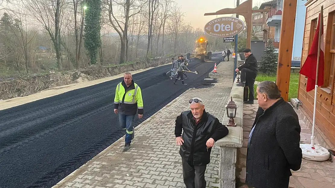 Kanlı Irmak Caddesi asfaltlanıyor