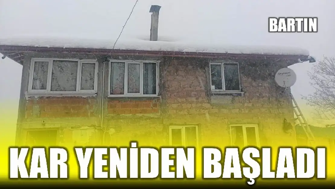 Kar yağışı hızlandı