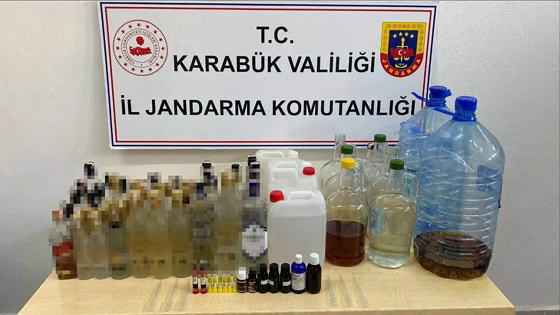 Karabük'te alkol operasyonu