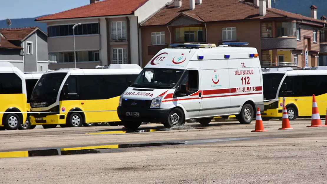 Karabük'te 'Ambulans Sürüş Teknikleri Eğitimi' verildi