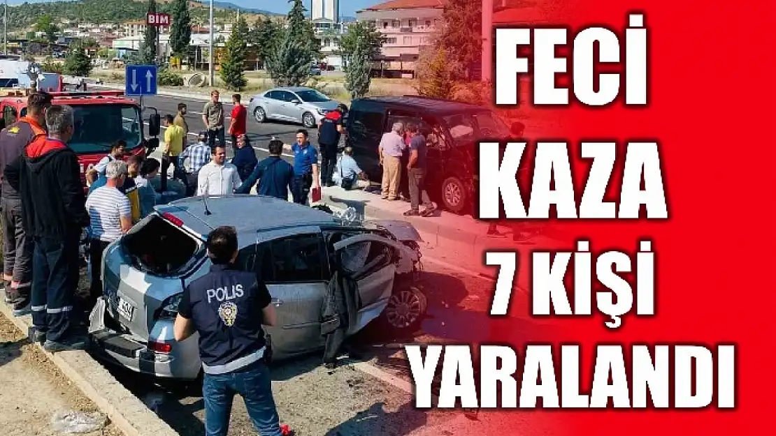 Takla atan araç karşı refüjdeki araçla çarpıştı