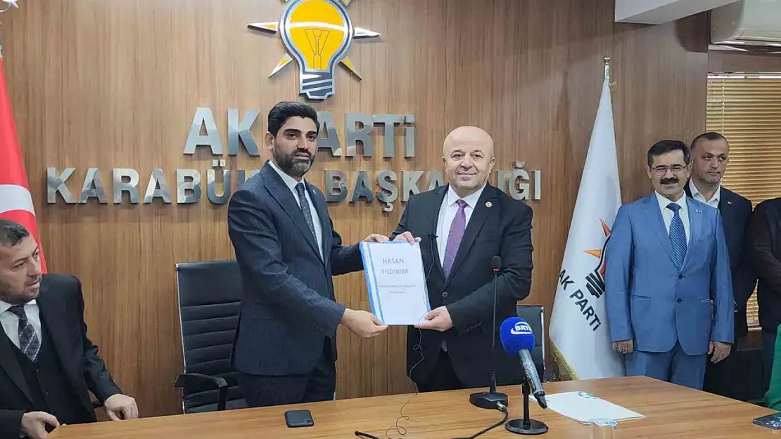 Karabük'te ilk aday adaylığı başvurusu Yıldırım'dan